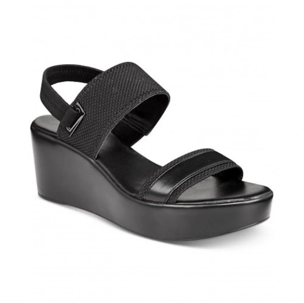 Alfani Black Platform Sandal Maybell Casual New Women’s Size 10